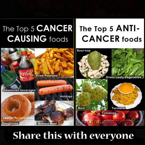 Anti-Cancer Diet Food List