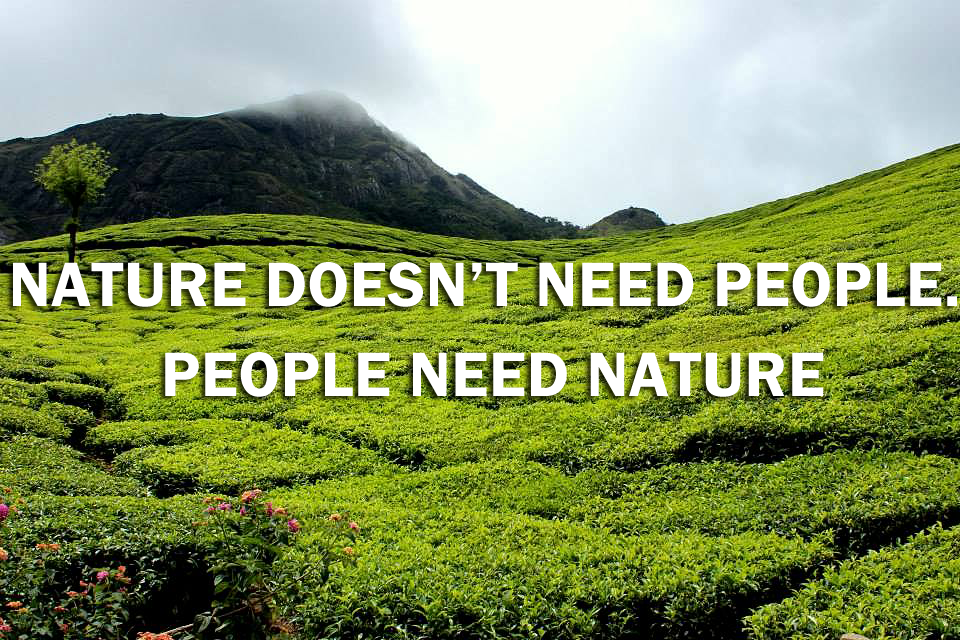 Image result for nature doesn't need people