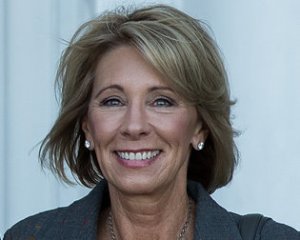 Betsy Devos's goal will be to give parents a lot more say in educating their kids. And since parents get the most input if they educate their kids on their own, her plan would make homeschooling the only way to give your kids a good education. Image source: NYTimes
